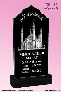 Памятники из гранита на могилу в Йошкар-Оле по доступной цене