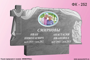 Памятники из мрамора на кладбище в Йошкар-Оле по доступной цене